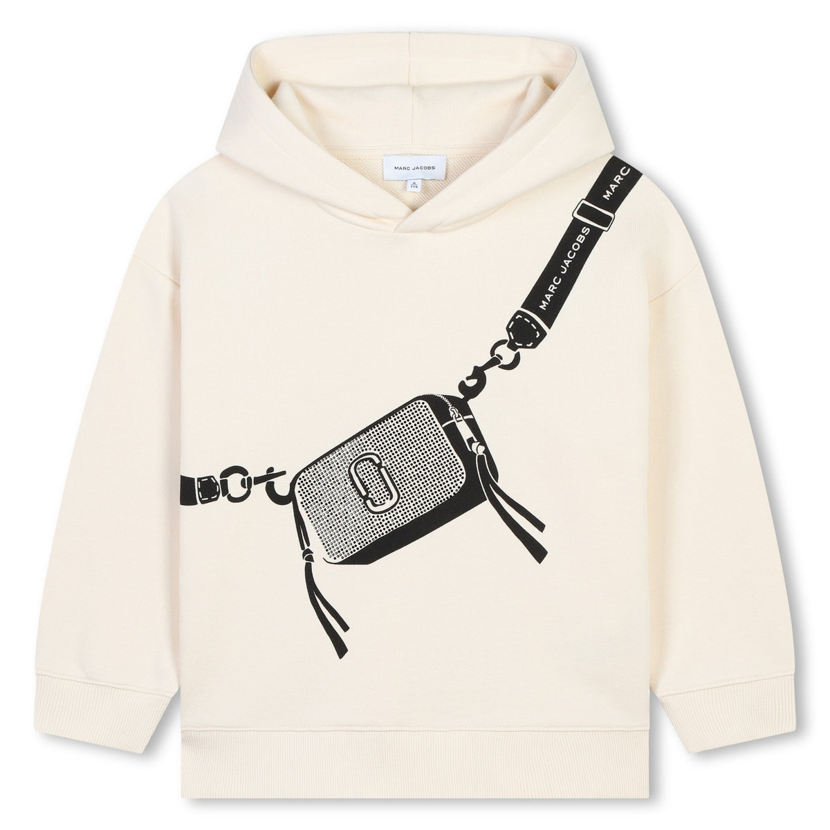 Marc Jacobs Girls Beige Bag Hoodie