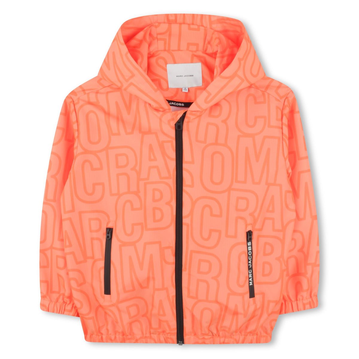 Marc Jacobs Boys Orange Logo Windbreaker