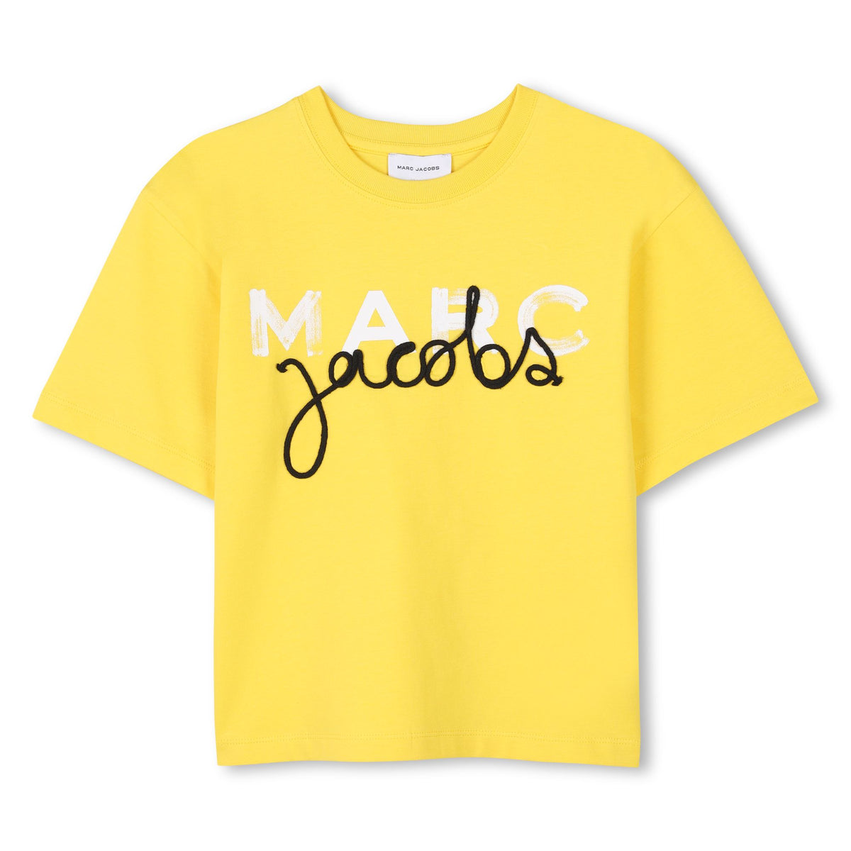 Marc Jacobs Boys Yellow Logo T-Shirt