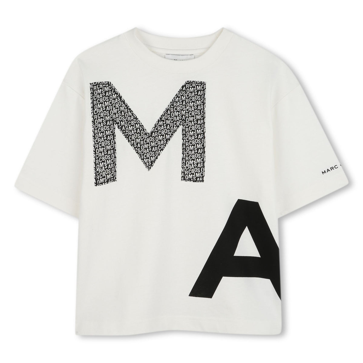 Marc Jacobs Boys Ivory Letter T-Shirt