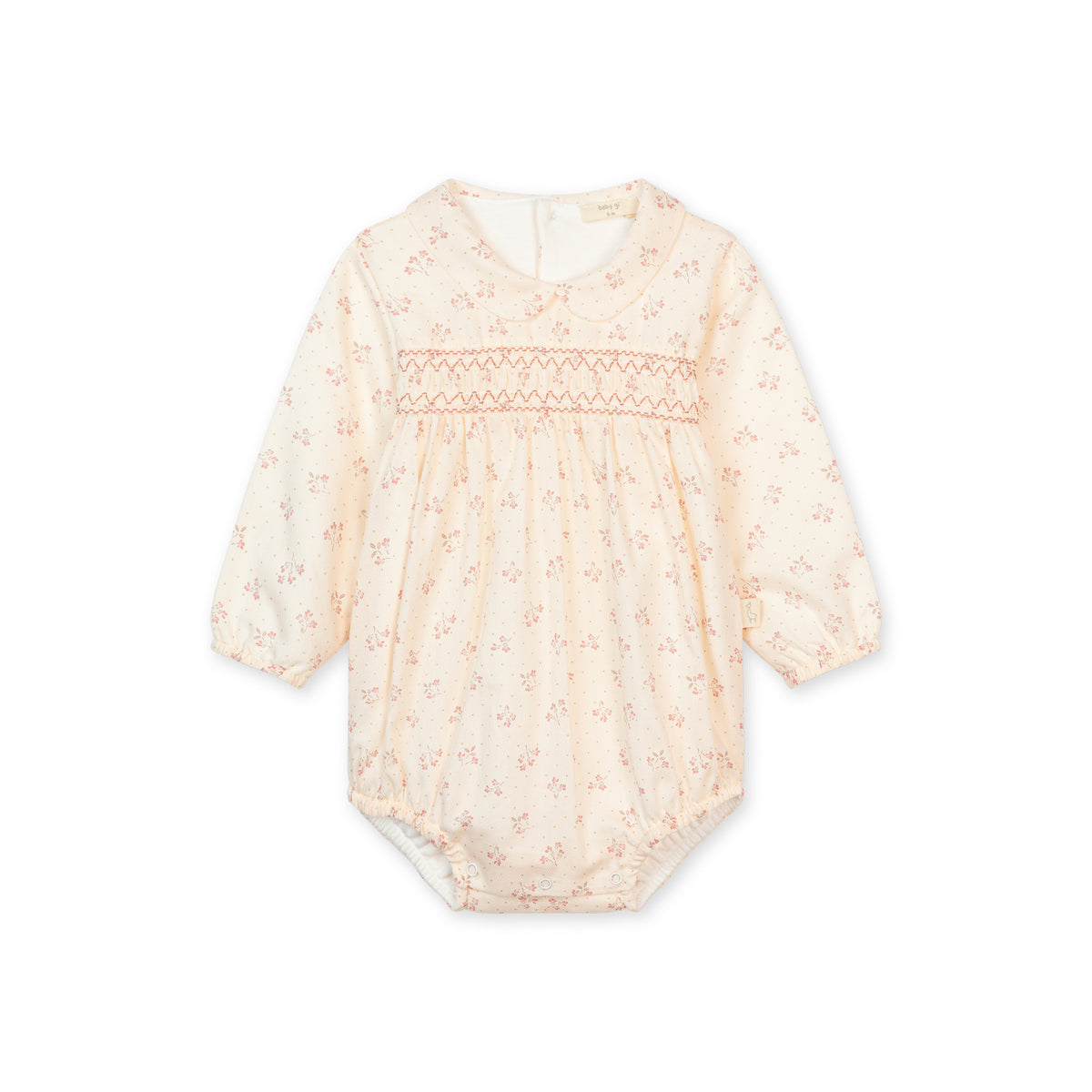 Baby Gi Ivory Floral Print Romper