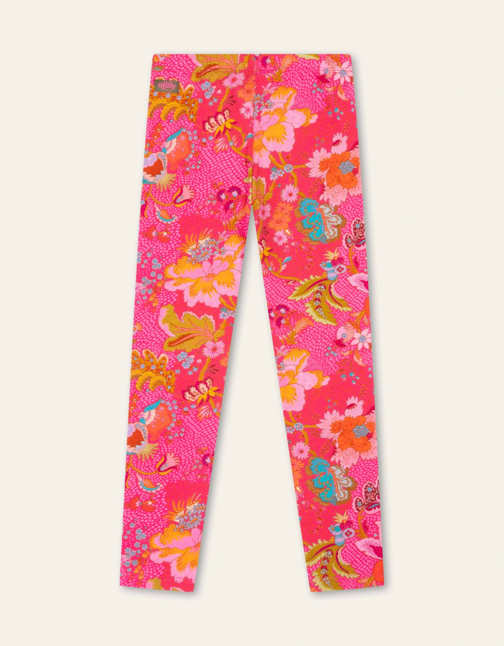 Oilily Girls Pink Flower Leggings Set