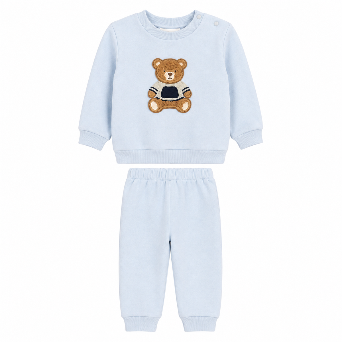 Patachou Baby Blue Bear Jogsuit