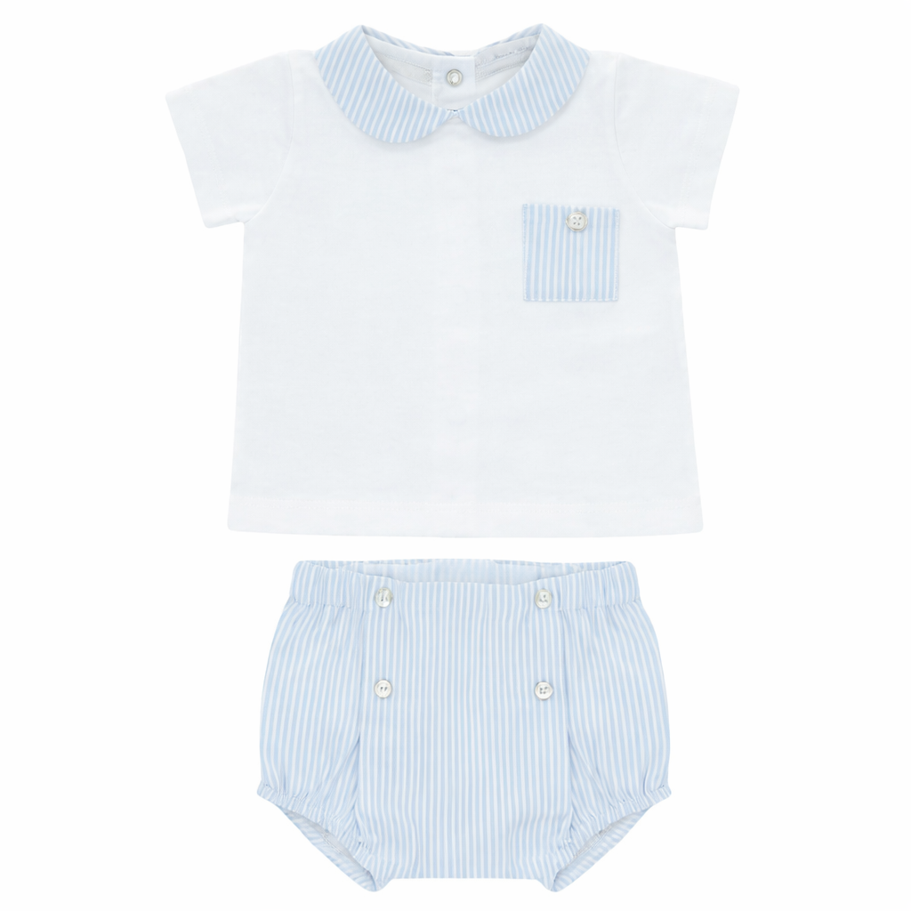 Martin Aranda Blue Stripe Outfit