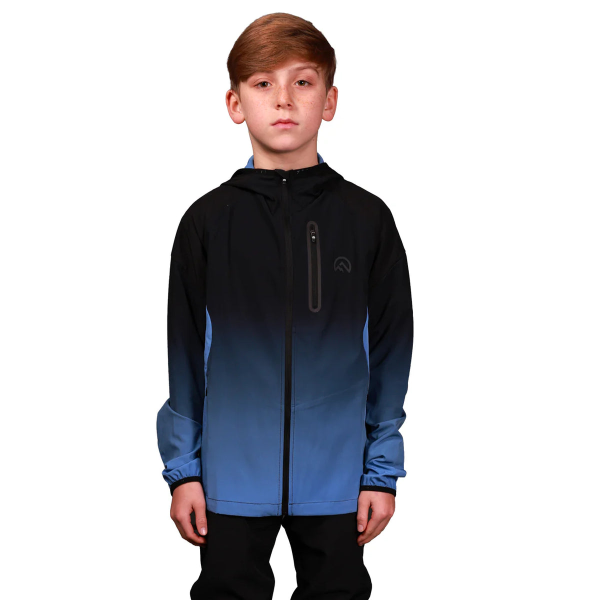 Flux Boys Black/Blue Gradient Tracksuit