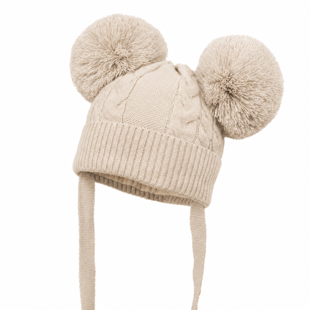 Jamiks Baby Beige Pom Pom Diedre Hat