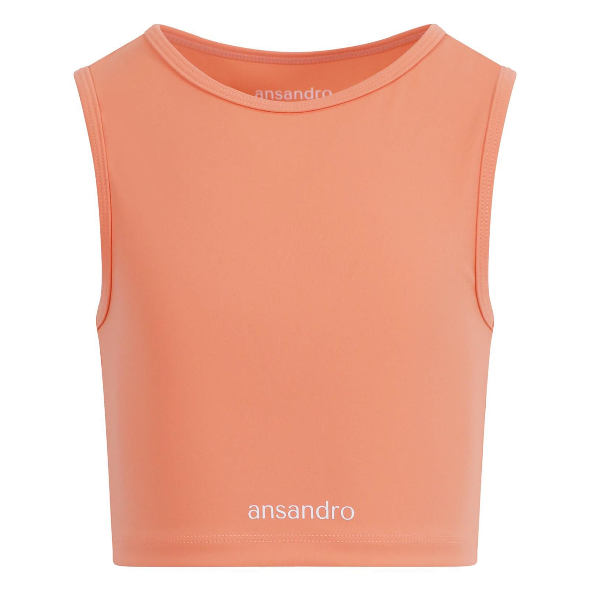 Ansandro Kids Orange Activewear Crop Top