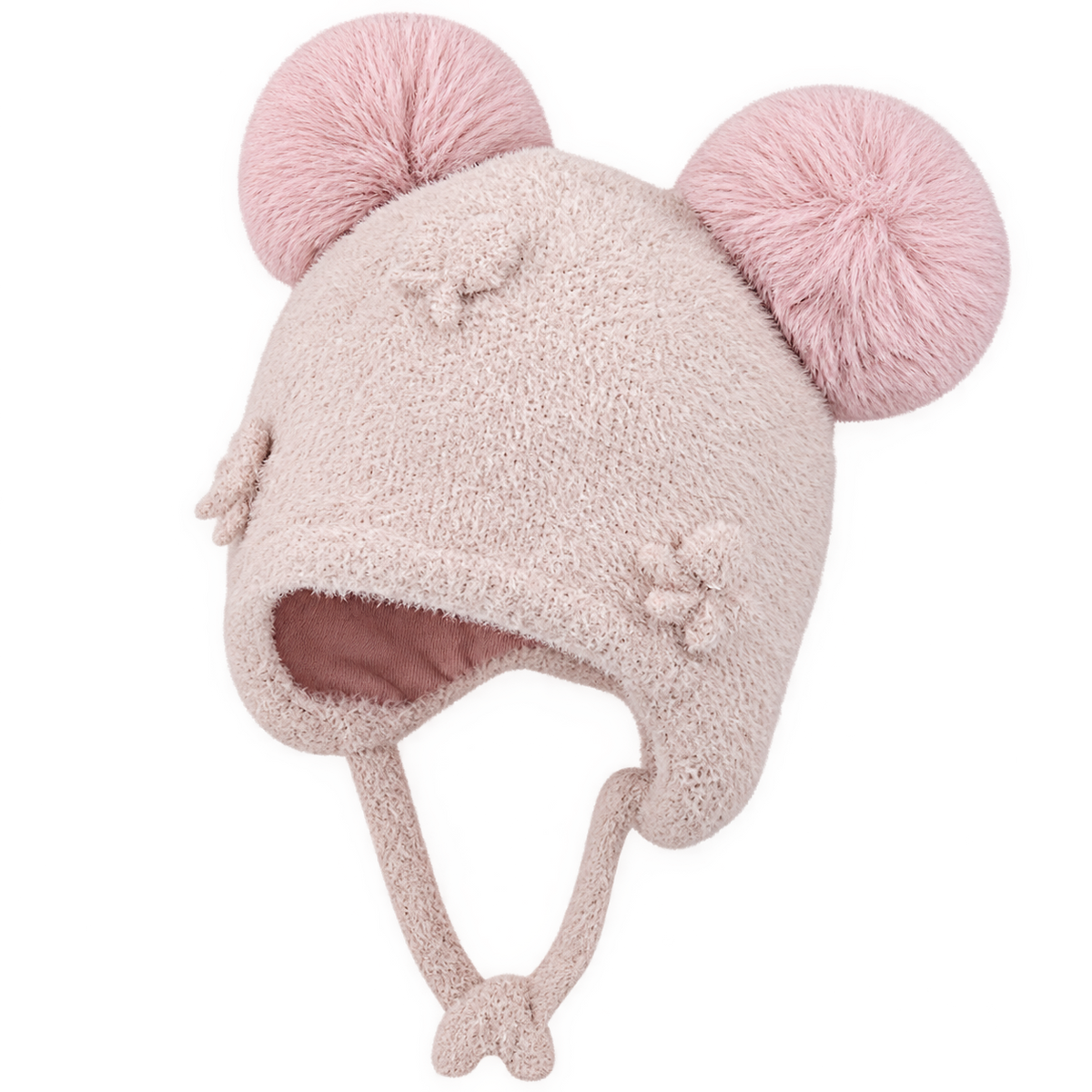 Jamiks Baby Pink Pom Pom Merida Hat