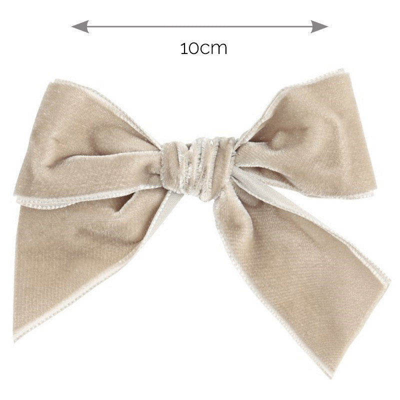 Condor Linen Velvet Bow