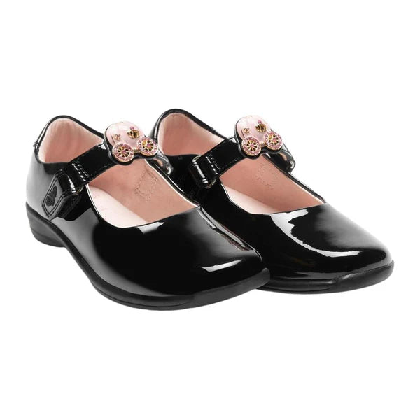 Lelli Kelly Black Patent Carrie School Shoes